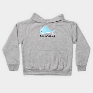 Save our dolphins Kids Hoodie